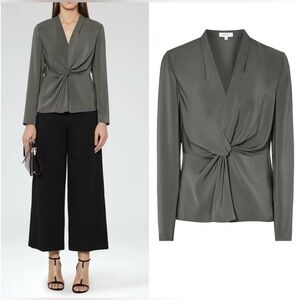 Reiss Marla twist blouse NWT